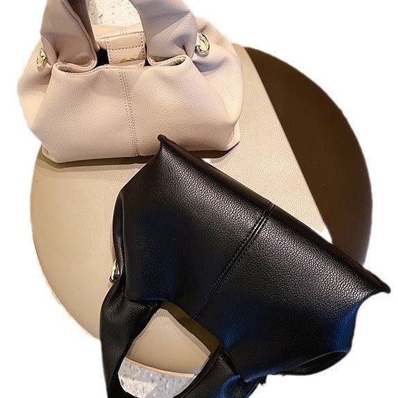 Cloud Design Leather Handbag
