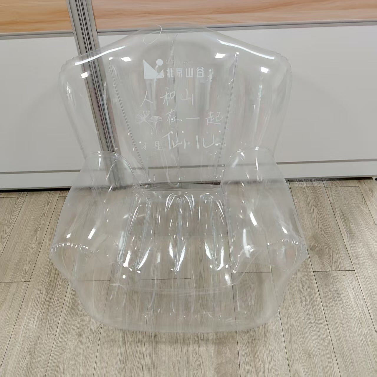 Transparent inflatable chair sofa