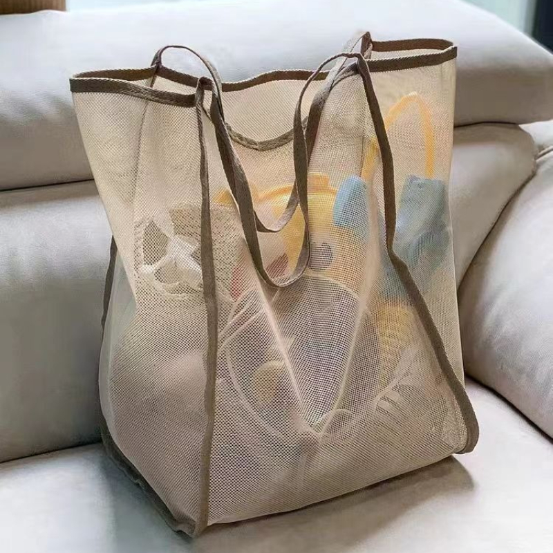 Breathable Large Capacity Beach & Swimming Bag | Lightweight Market Shopping Bag