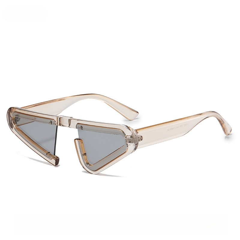Futuristic Geometric Asymmetric Sunglasses