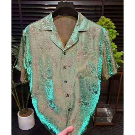 Light luxury minimalist short-sleeved shirt