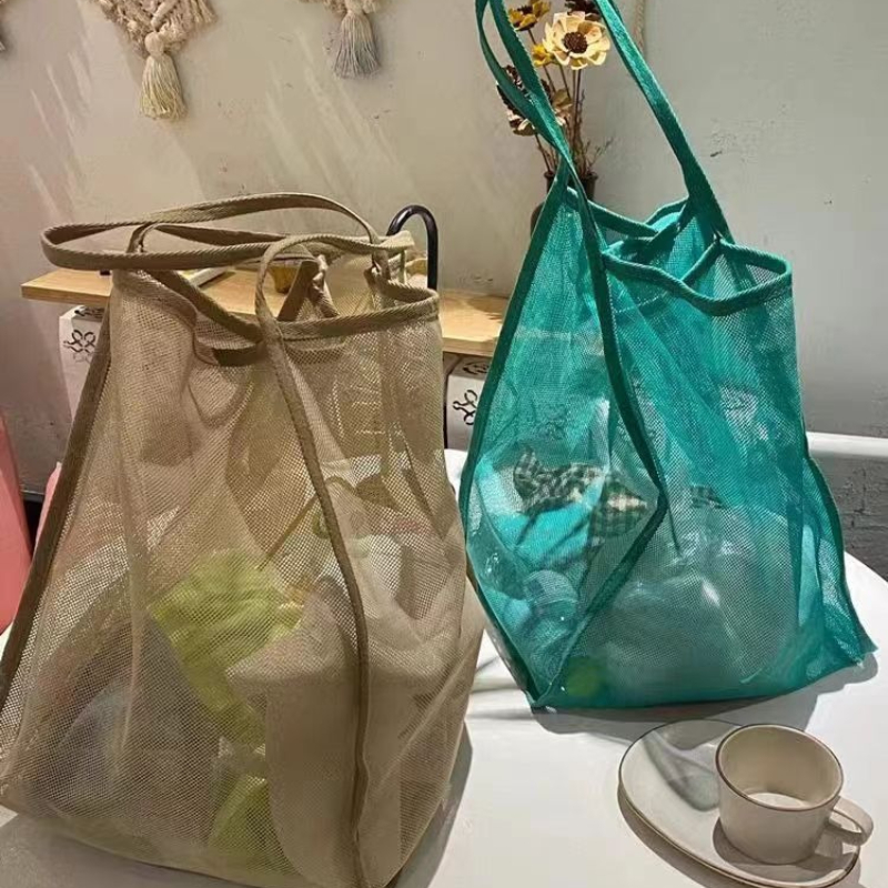 Breathable Large Capacity Beach & Swimming Bag | Lightweight Market Shopping Bag
