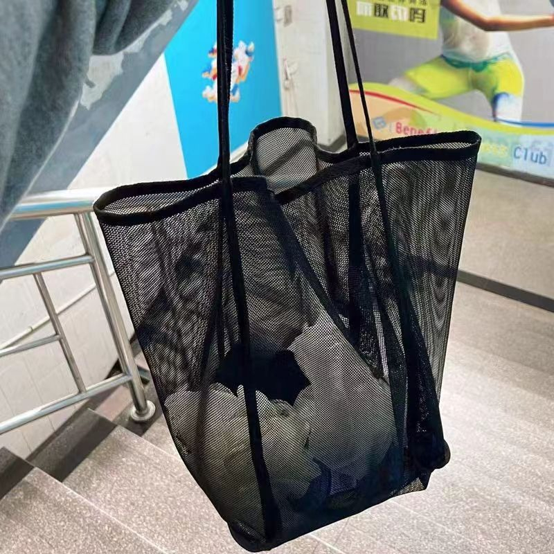Breathable Large Capacity Beach & Swimming Bag | Lightweight Market Shopping Bag