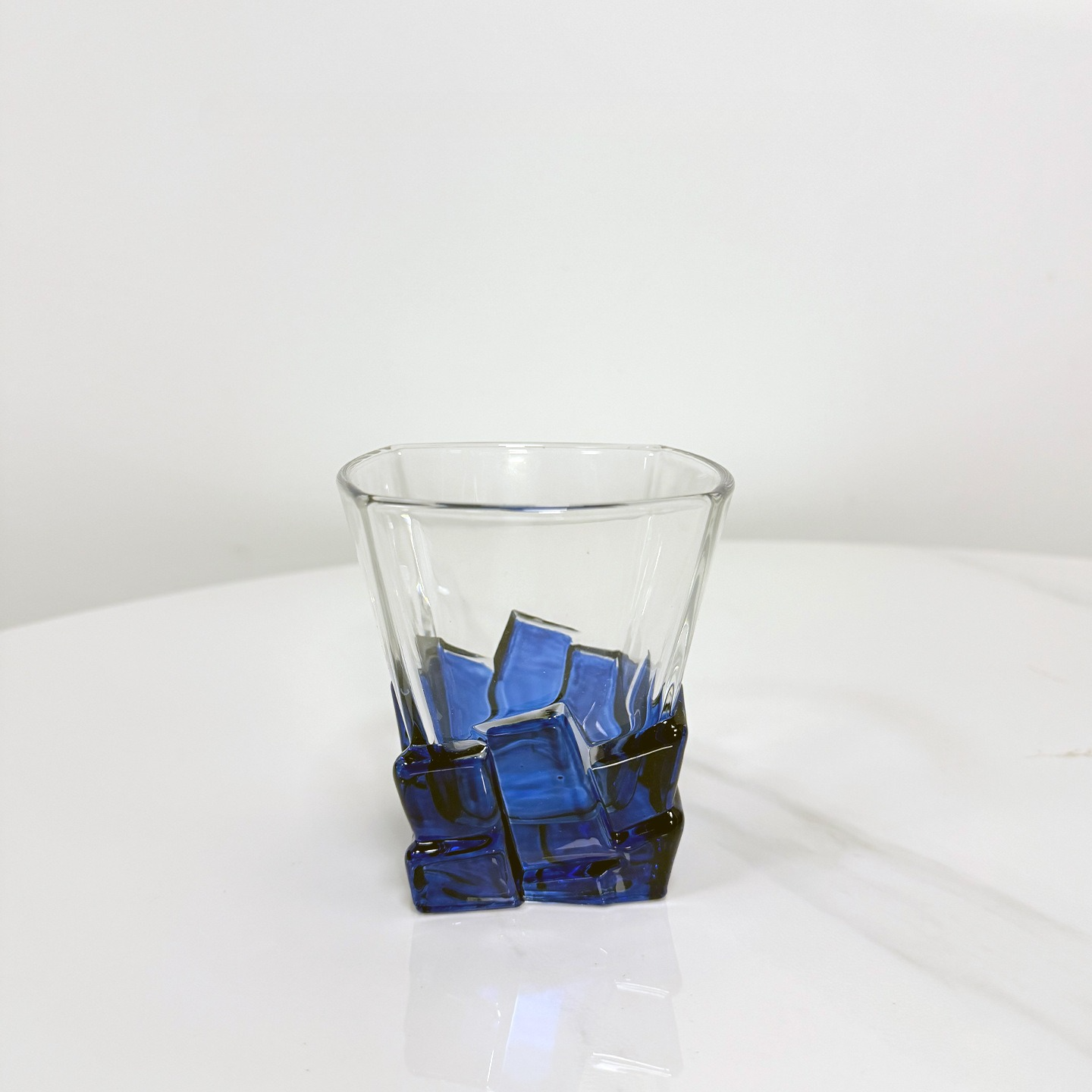 Vintage whiskey glass ice cube cup