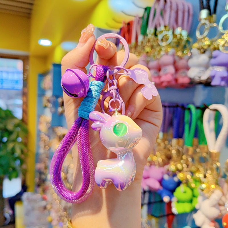 Aesthetic Iridescent Fawn Deer Keychain