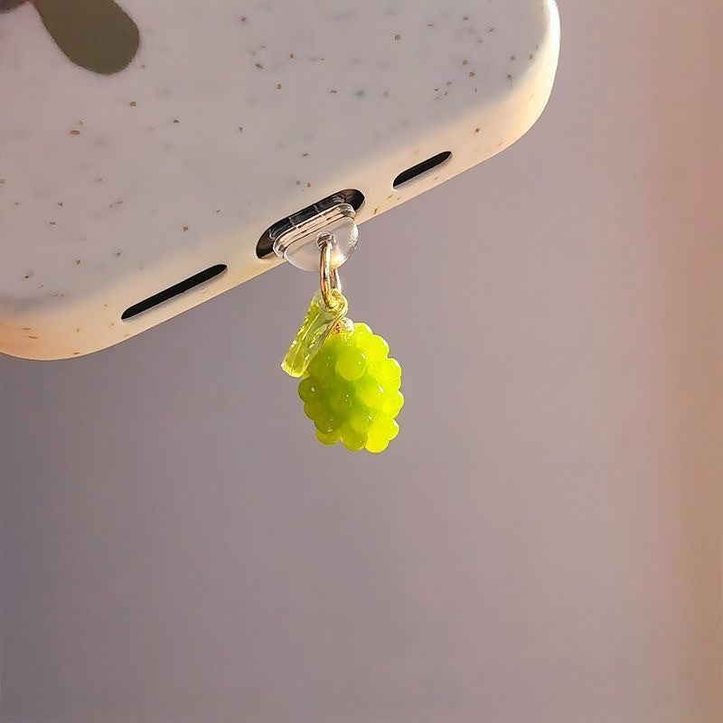 Qingti mobile phone interface dust plug pendant