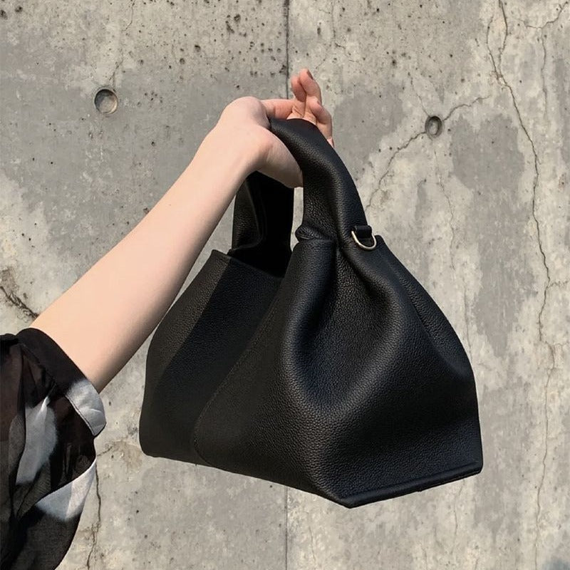 Cloud Design Leather Handbag