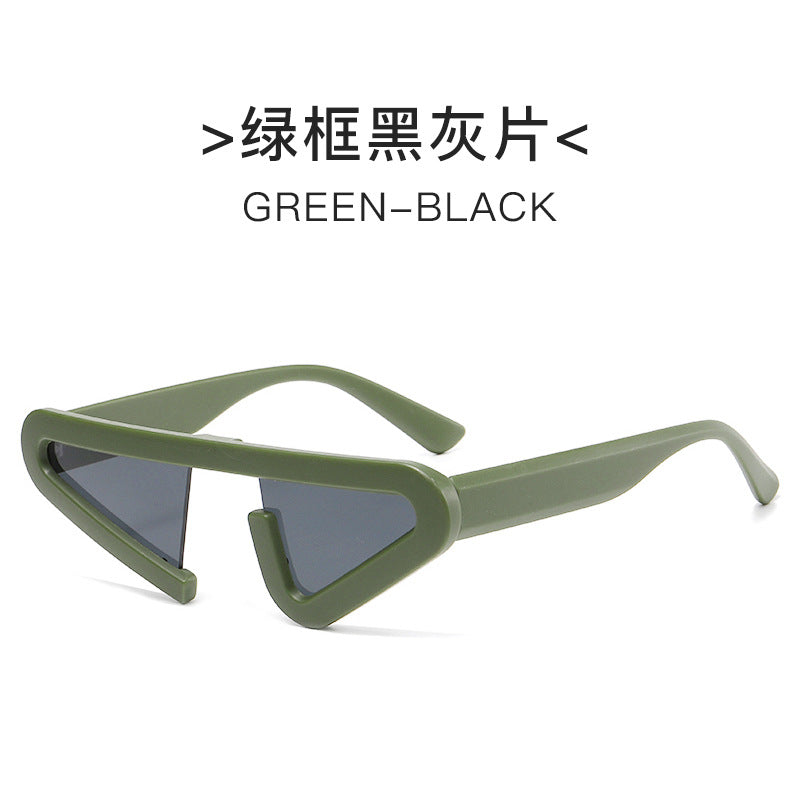 Futuristic Geometric Asymmetric Sunglasses